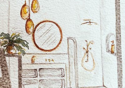 3D aquarelle-Décoration-Architecture d'Interieur-Villa_Boucan-La Réunion-974
